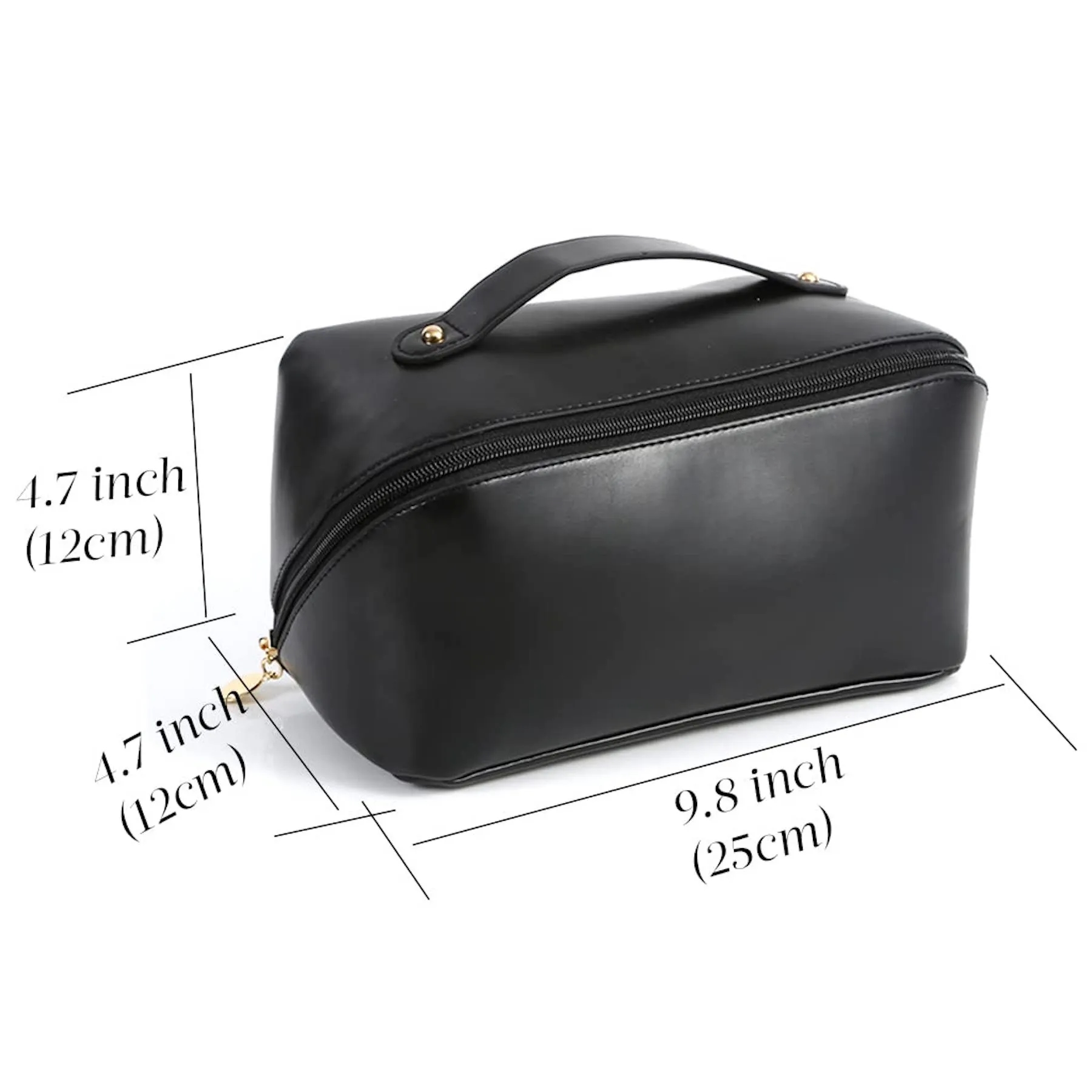 Makeup Travelling PU Leather Cosmetic Bag Waterproof 9