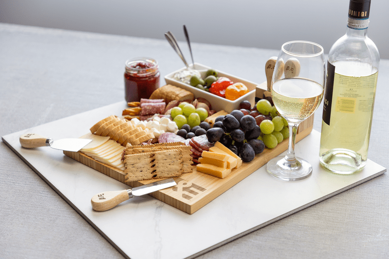 Charcuterie Board with Bowl, Utensils, and Forks 18