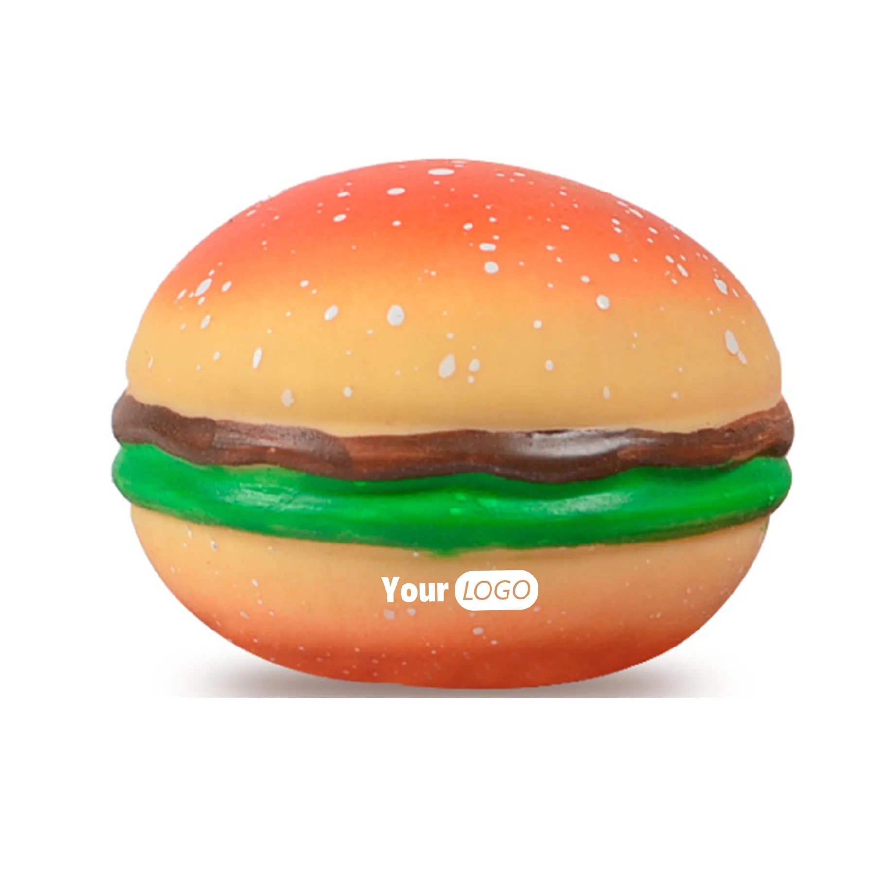 Plastic Simulated Hamburger Educational Toy Soft Pinch Fun 4