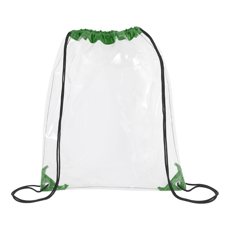 Clear Drawstring Cinch Backpack 18