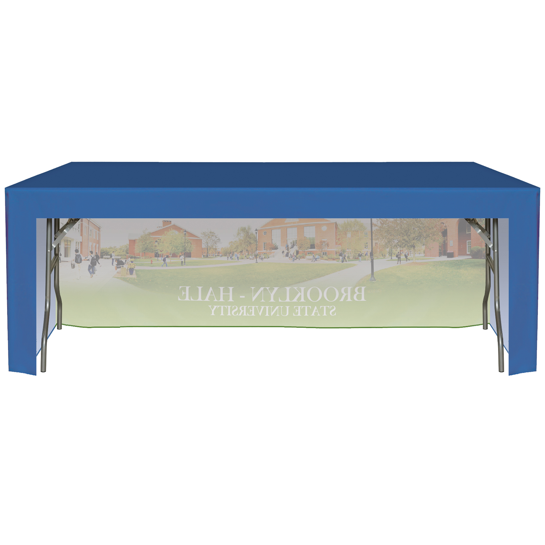 6' Customized Open Back Fitted Table Cover 4