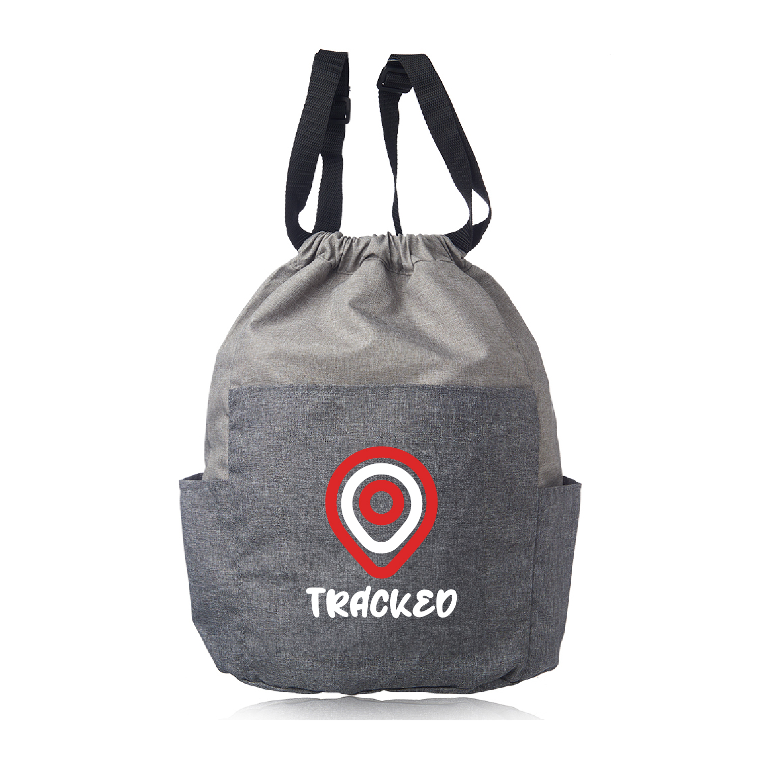 Satchel Drawstring Backpack (2 Color Imprint) 2