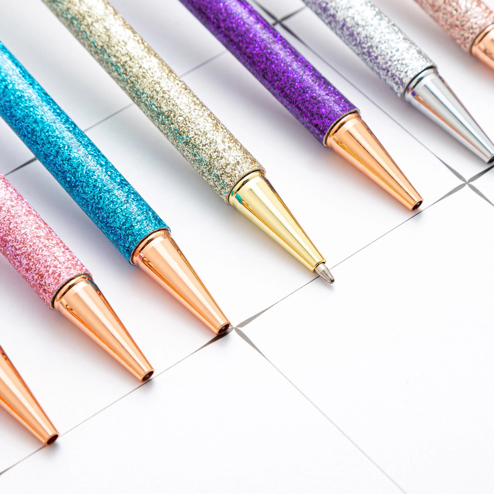Diamond Crystal Metal Ballpoint Pen 5