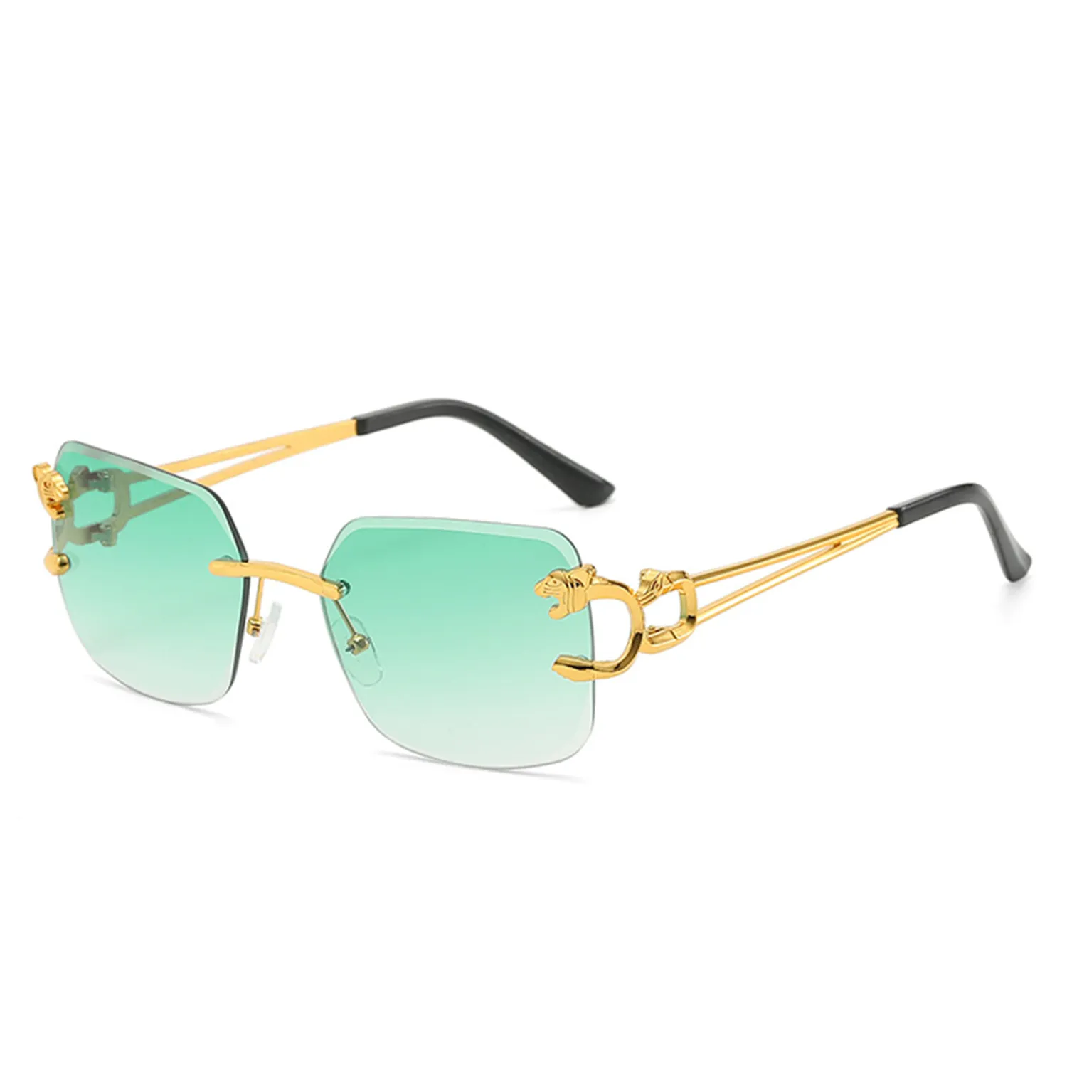Rimless Square Sunglasses 4