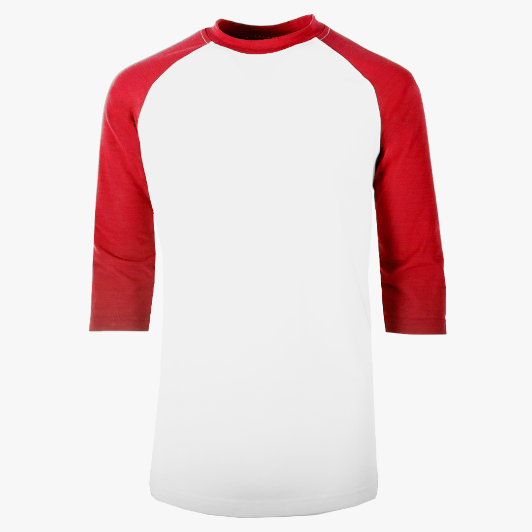 #H227Y / Varsity Youth 3/4 Sleeve Baseball Tee White Body 7