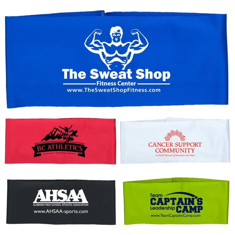 "The Austin" Sporty Headband Headwear Silkscreen - Domestic Production 15