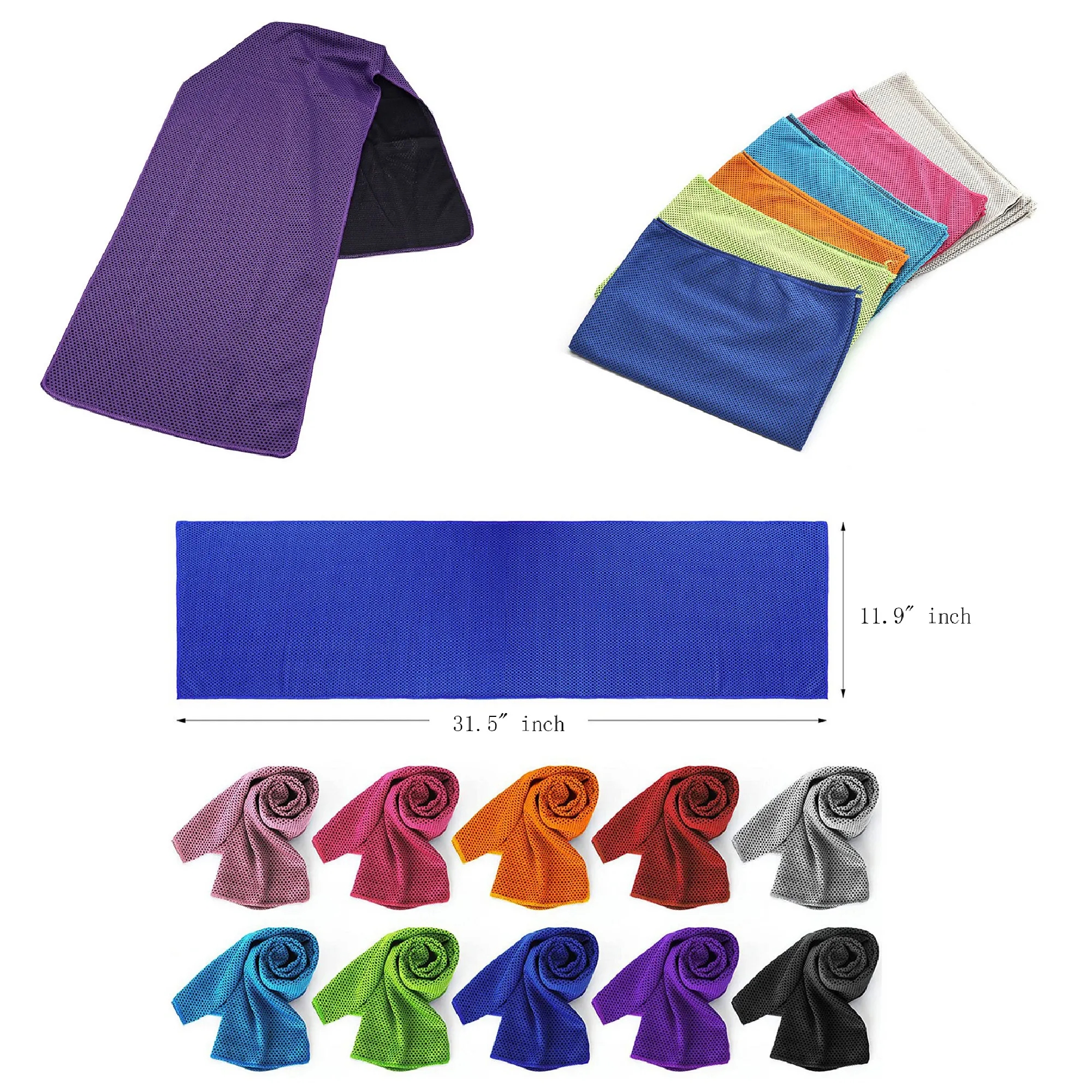 MOQ 50PCS Quick Dry Cooling Towel For Sport 3