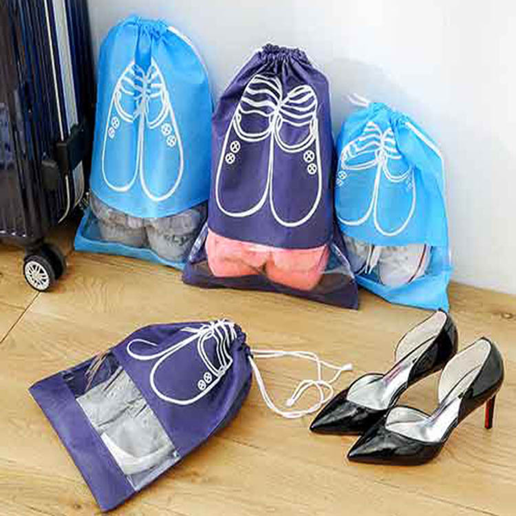 Drawstring Shoe Storage Bag 2