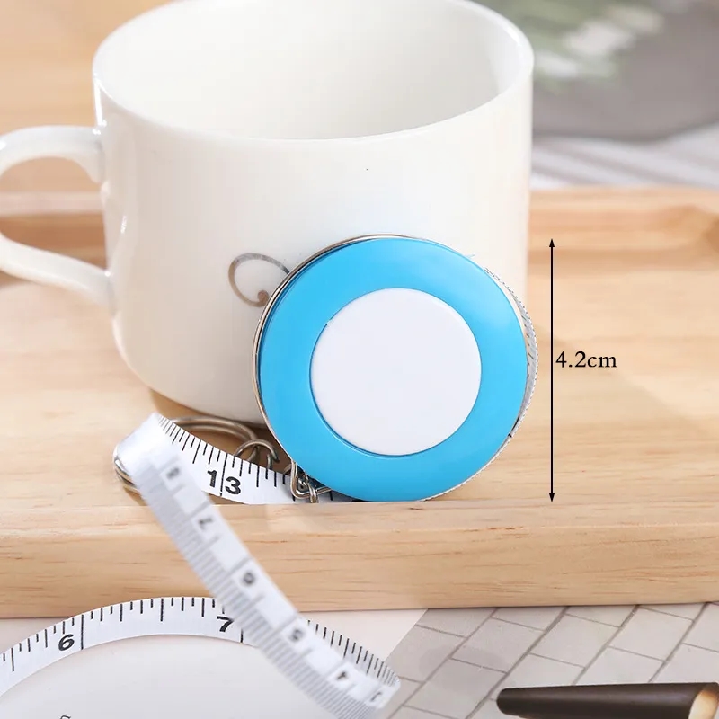 Candy-Colored Key Chain Tape Measure 1