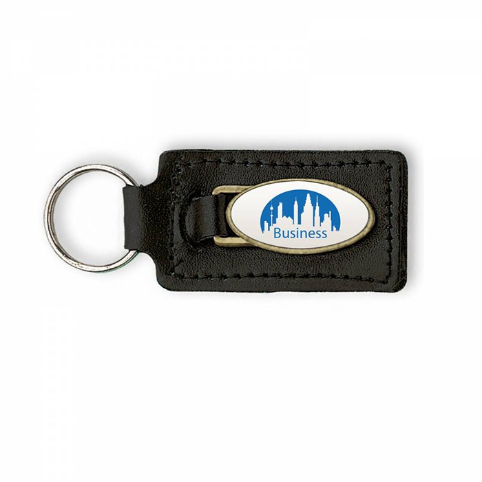 Econo Leather Keychain (shape 1) 1