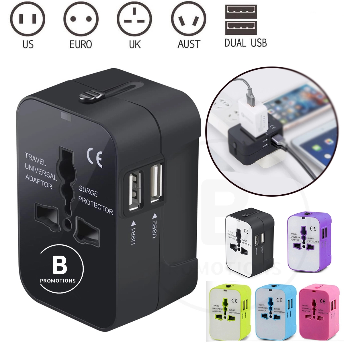 Worldwide Universal Travel Adaptor 1