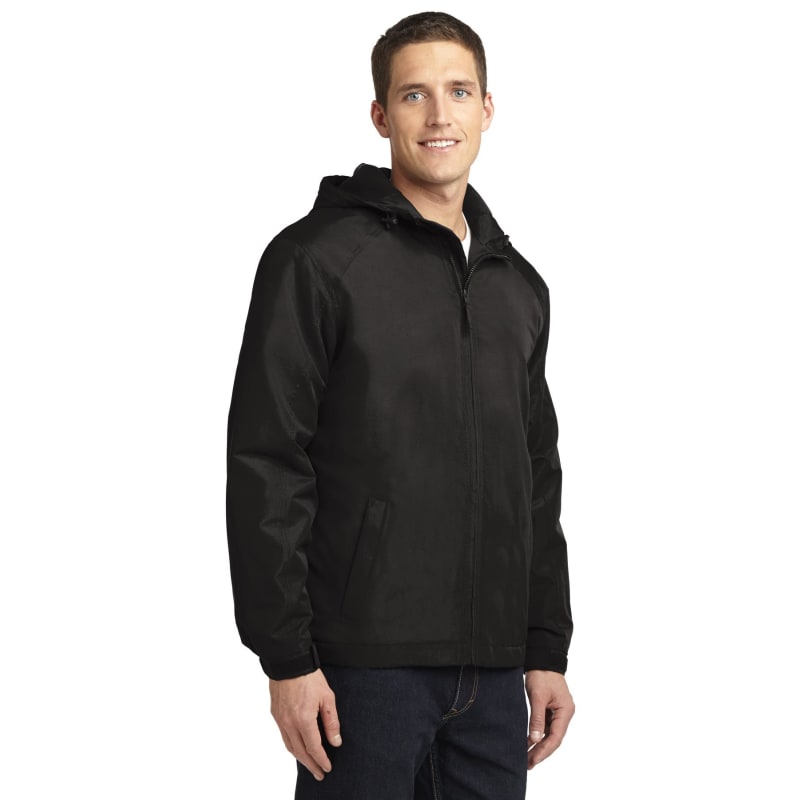 Port Authority Hooded Charger Jacket. 14