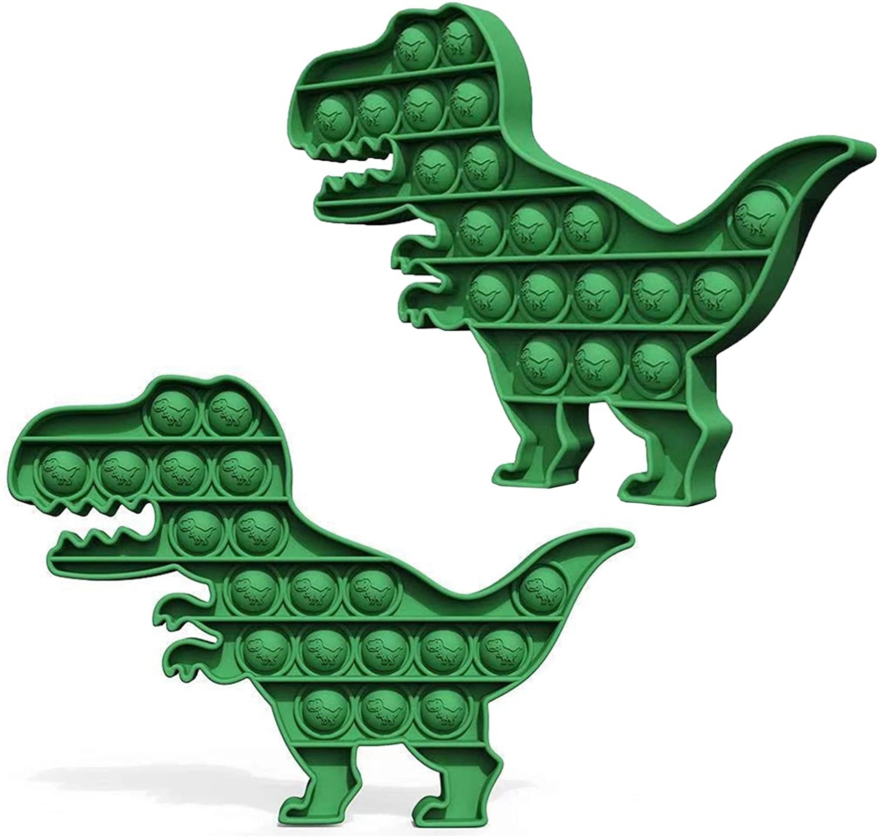 Dinosaur Shaped Silicone Push Pop Bubble Toy 2
