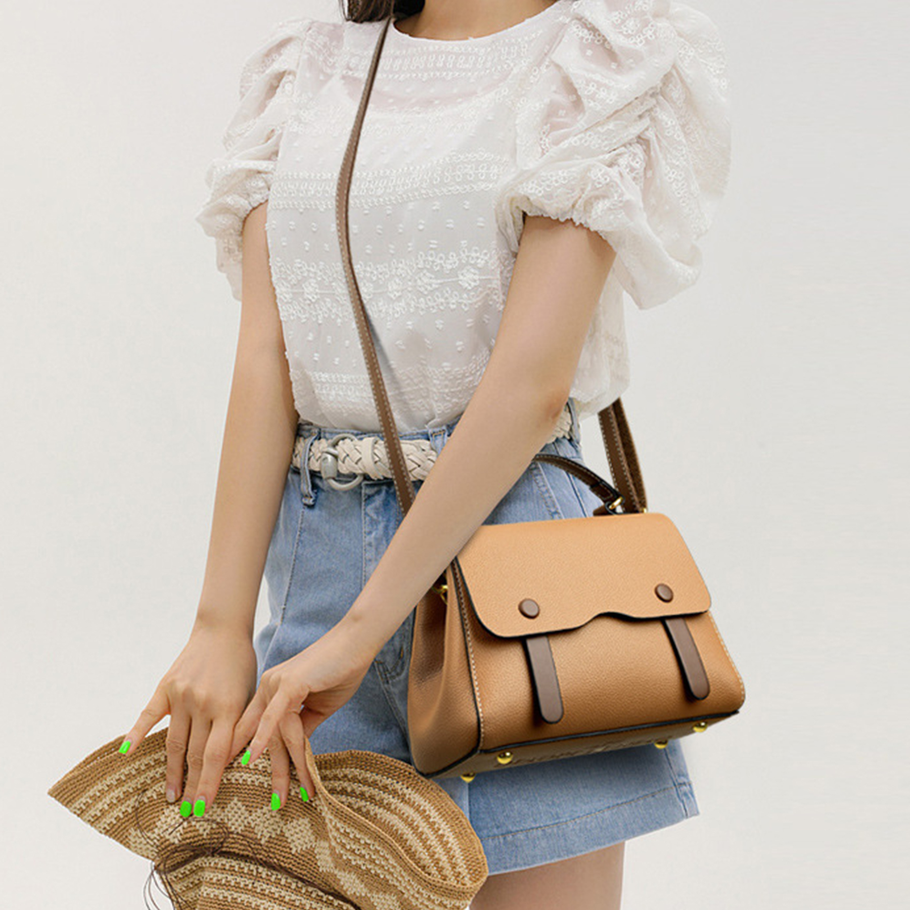 PU Mini Small Purse Travel Casual Ladies Shoulder Backpack 5