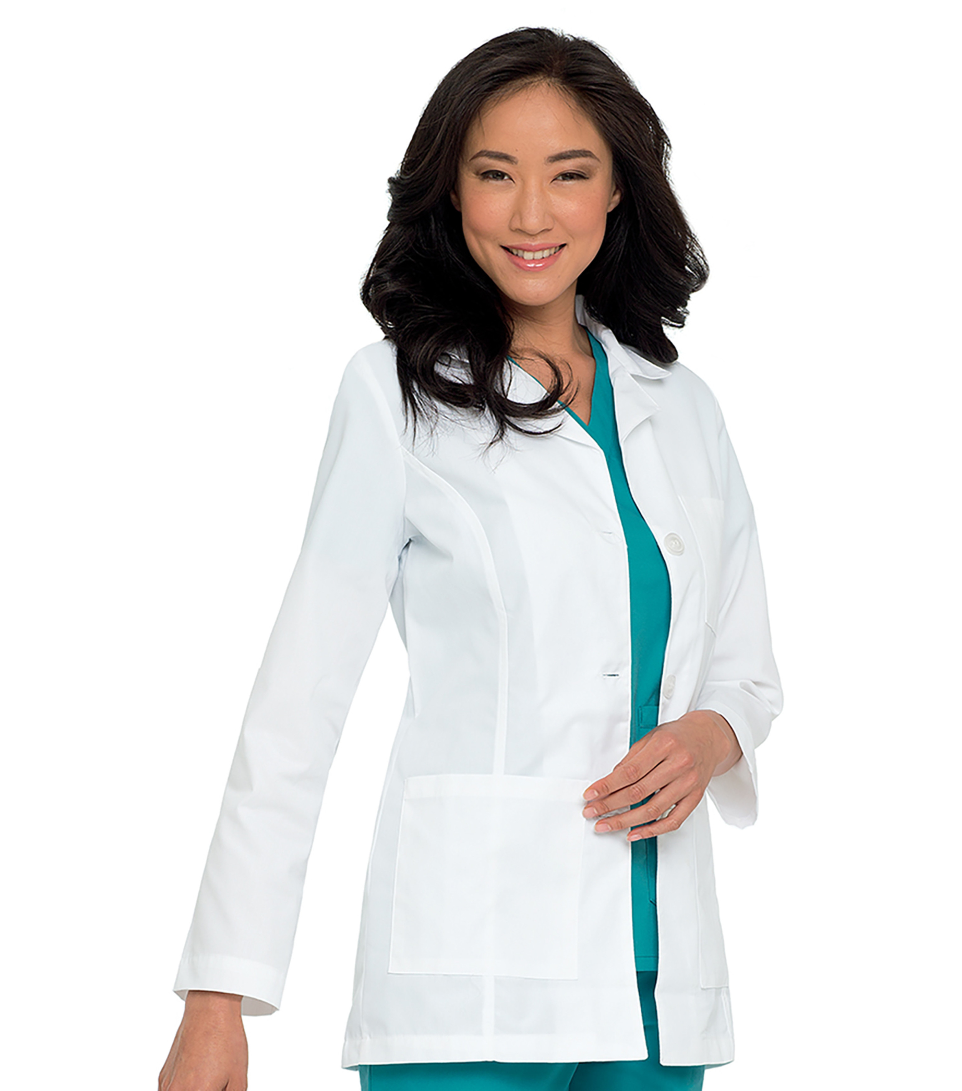 Landau - Essential Lab Coats - Women's Three-Pocket 31"  Consultation Lab Coat