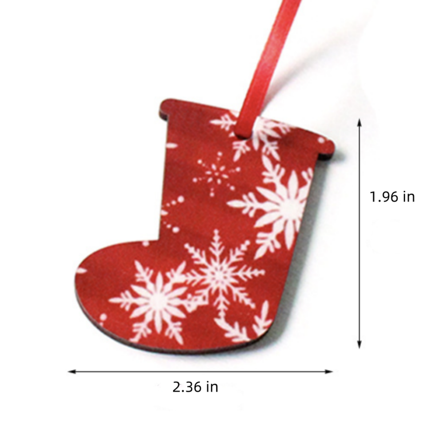 Woodblock Print Christmas Ornament – Artistic Holiday Decor 1