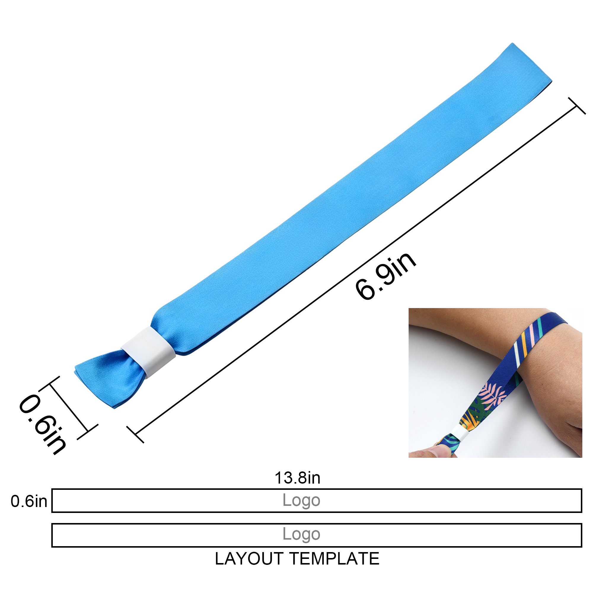 Disposable Polyester Wristbands 3