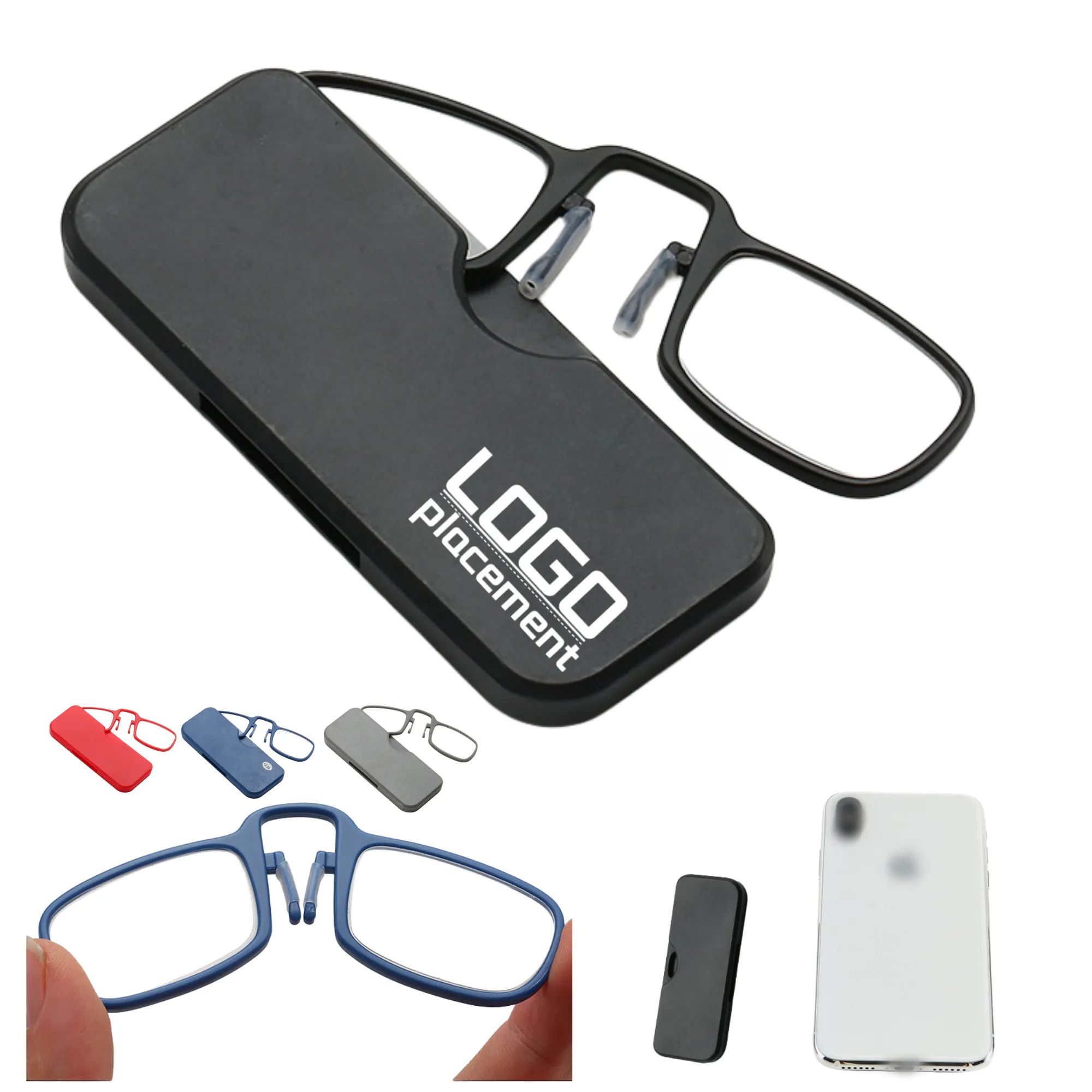 Portable Stylish Clip - On Reading Glasses Inserts