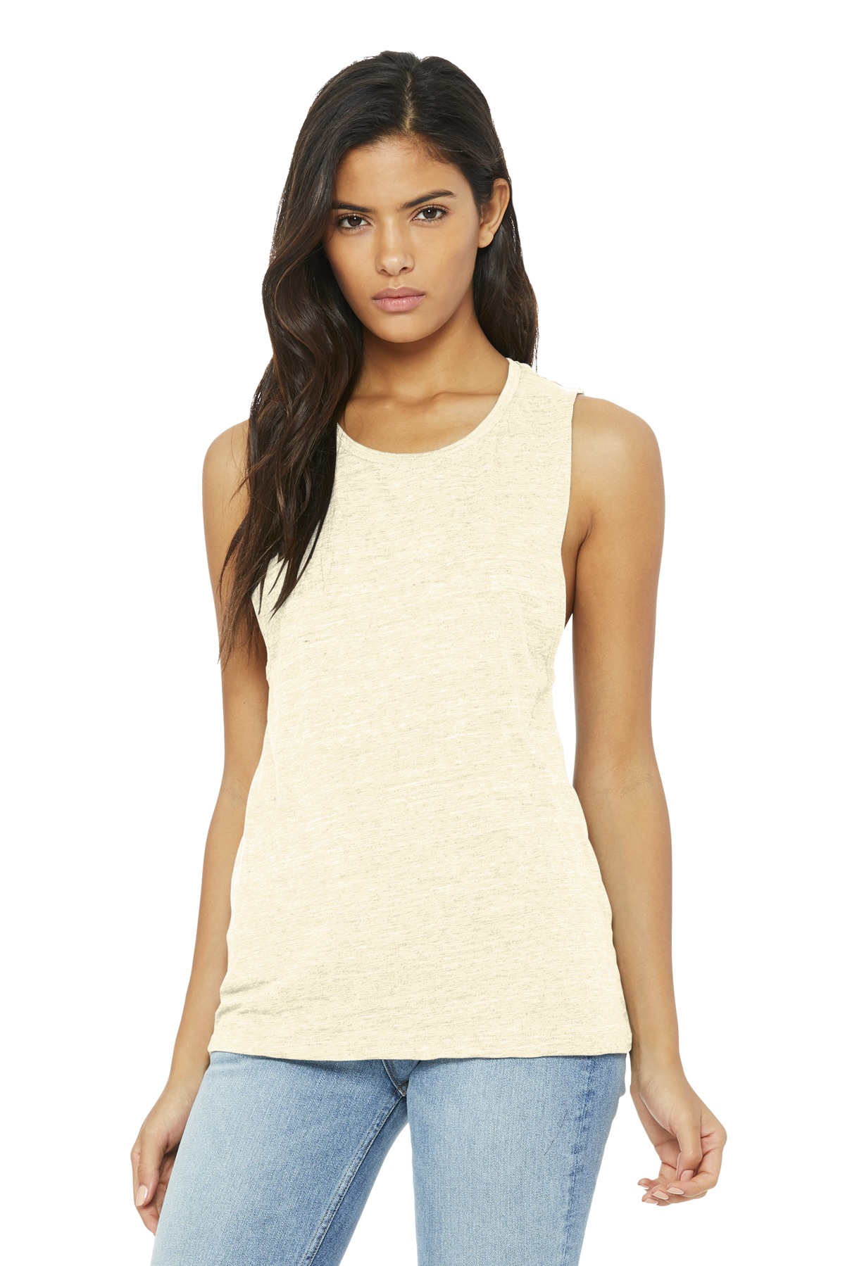 BELLA+CANVAS Women's Flowy Scoop Muscle Tank. BC8803 110