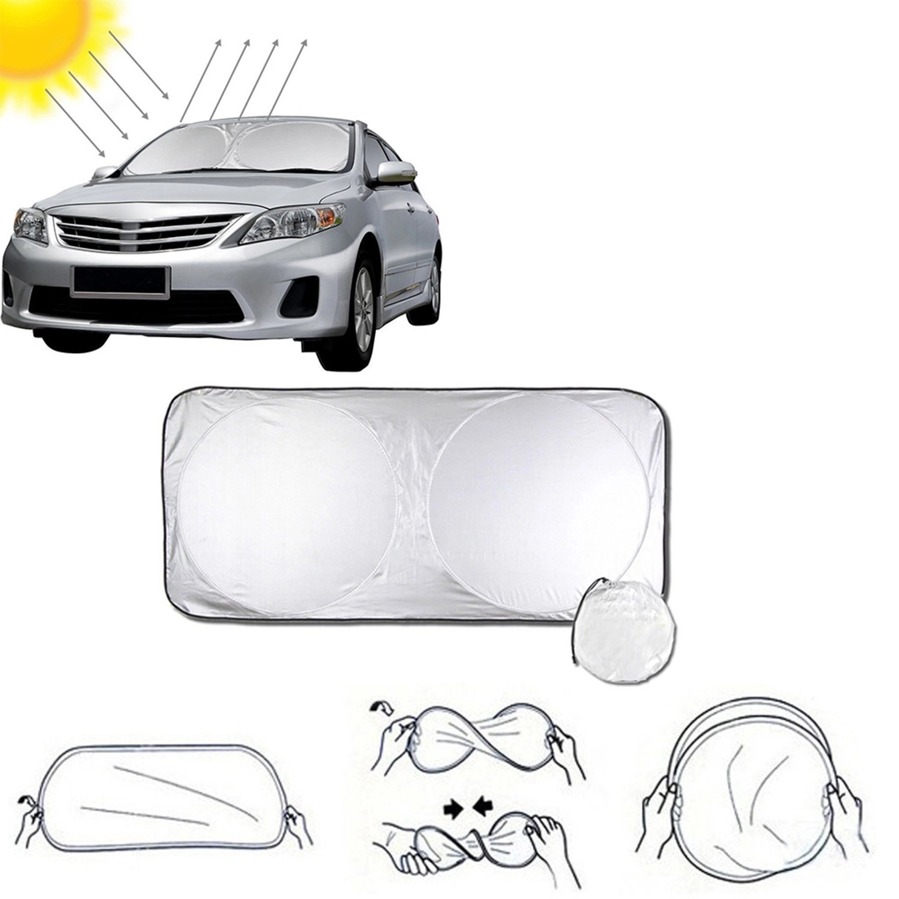 Folding Car Sun Visor 5