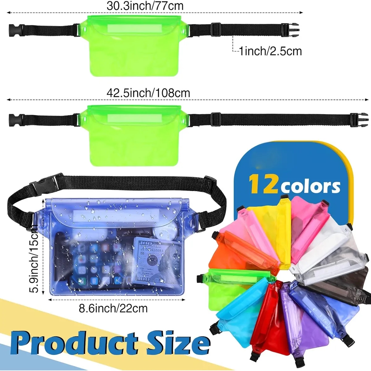 Waterproof Pouch Bag Phone Fanny Pack 2