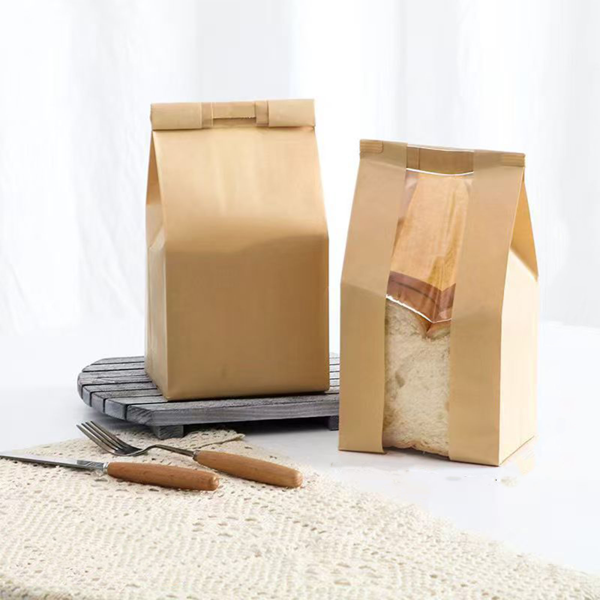 Gusseted Greaseproof Toast Bags 5