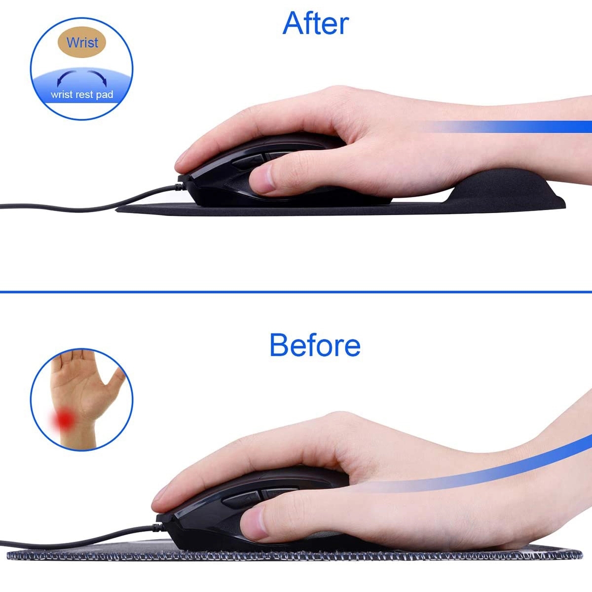 Mouse Pad with Wrist Rest 2