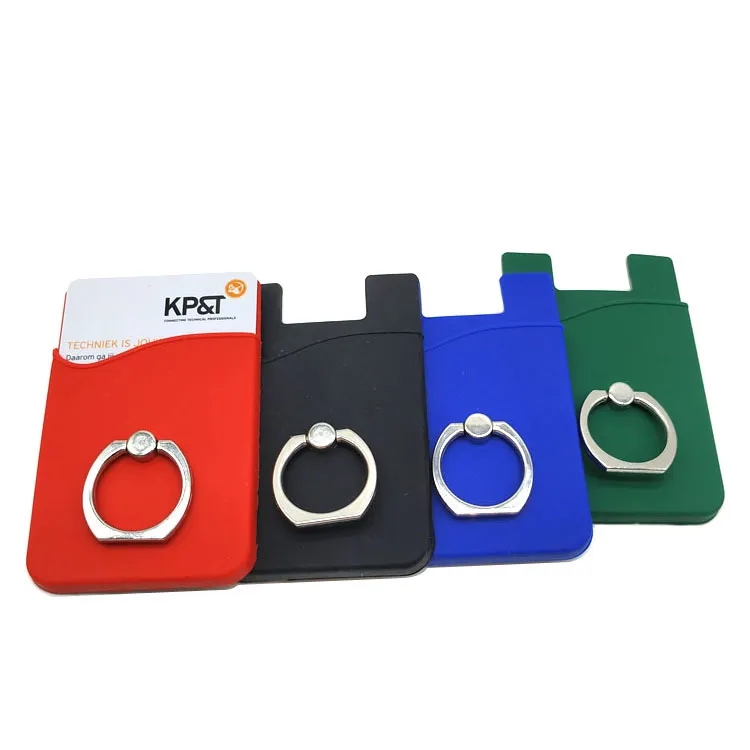 Silicone Phone Wallet With Ring Stand 6