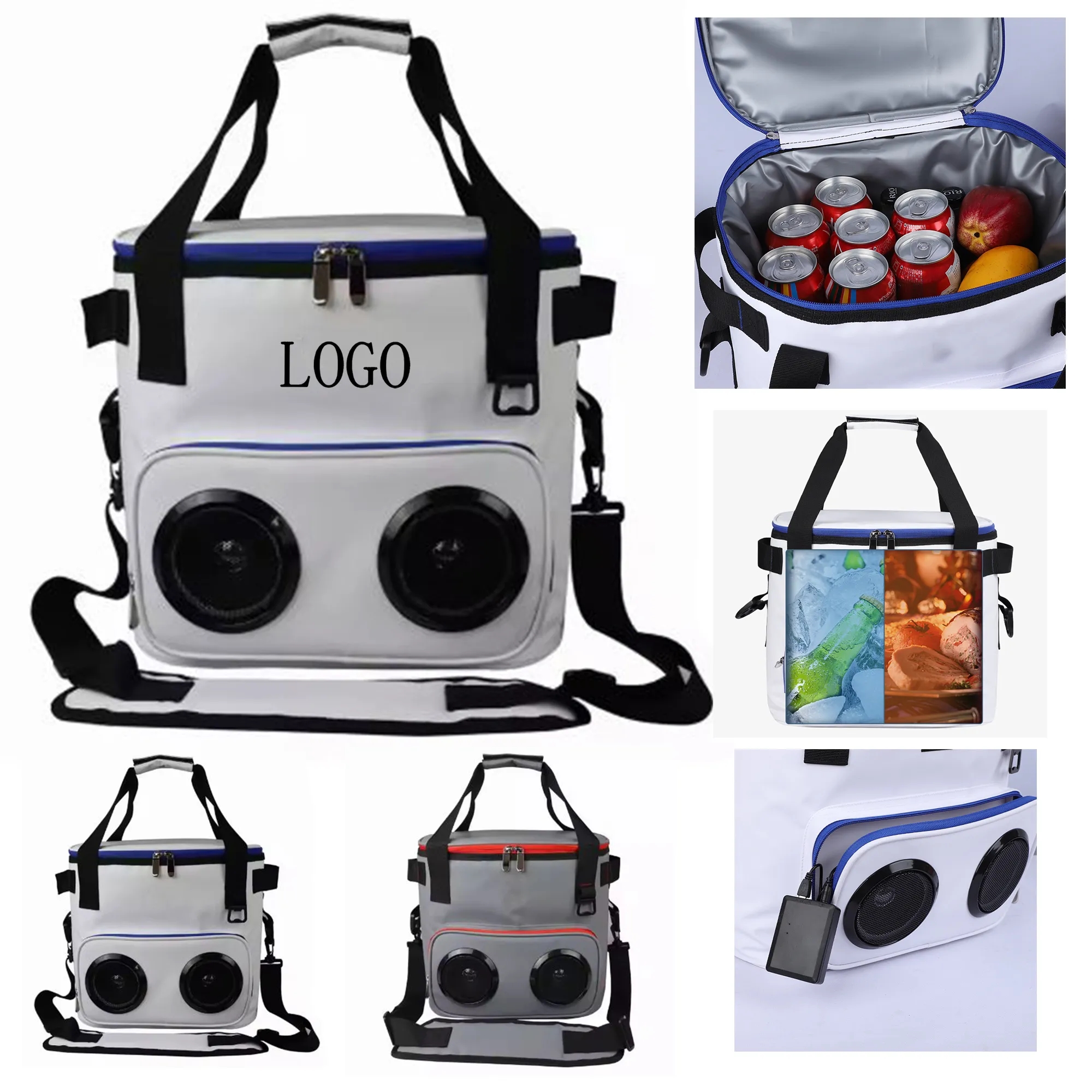 Insulated Picnic Cooler with Speaker 5