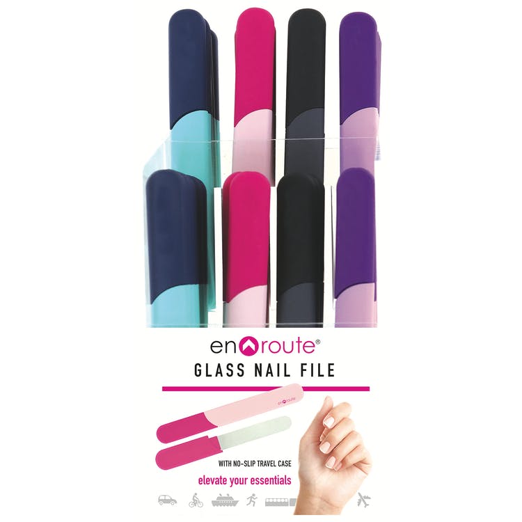 Glass Nail Files with Protective Travel Case 2