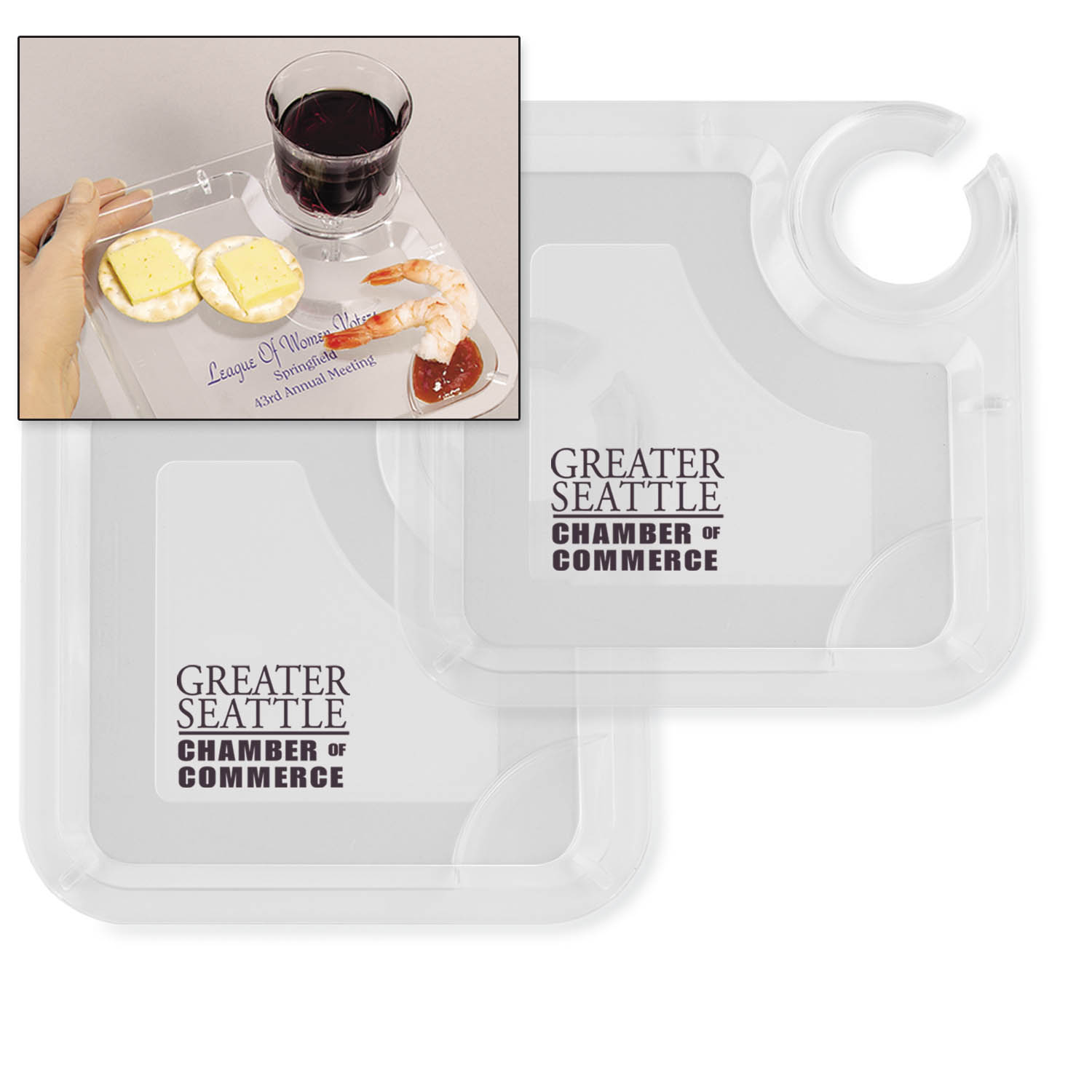 Party Valet Snack & Wine Tray 2