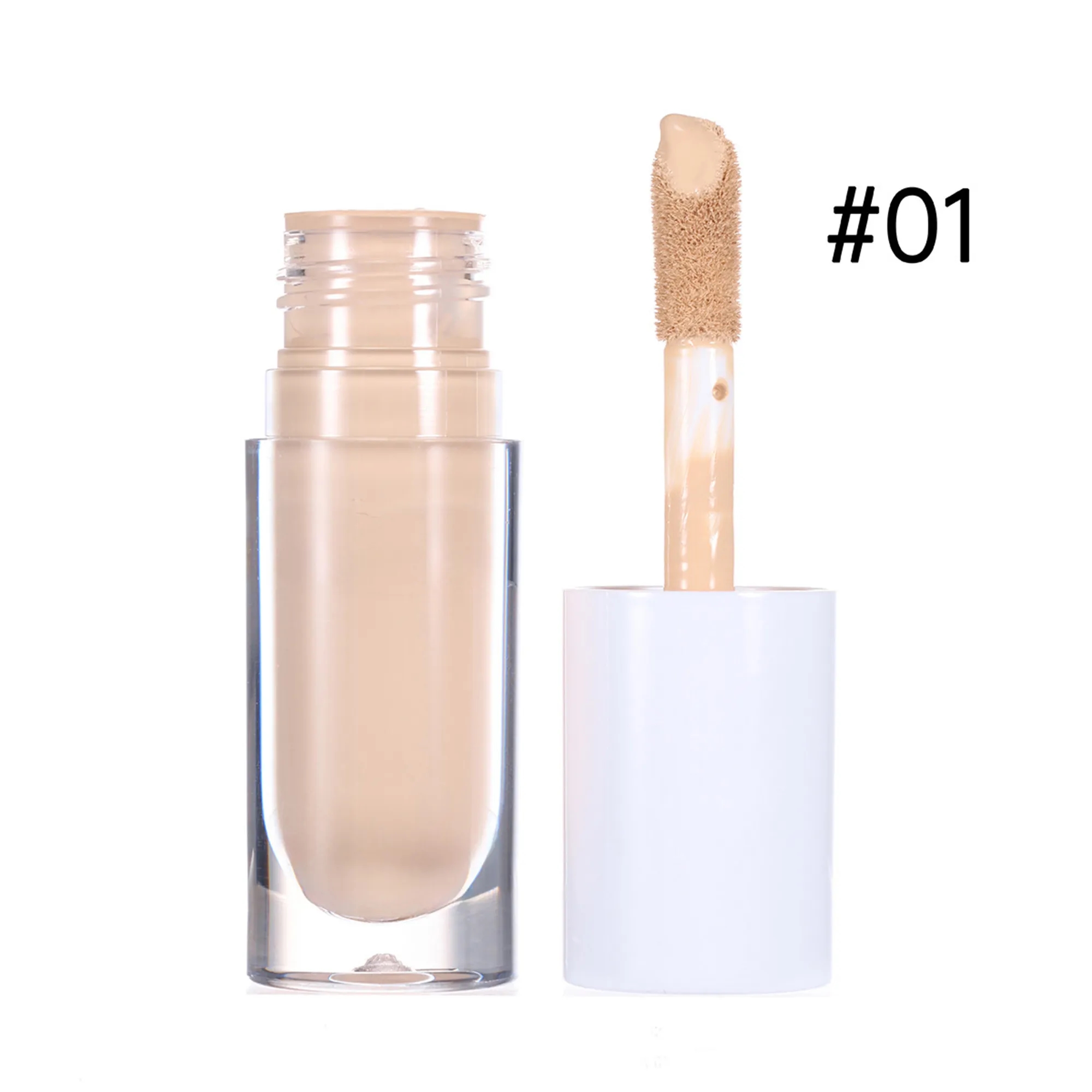 Liquid Concealer Glass Bottle Full Coverage Natural Finish 8