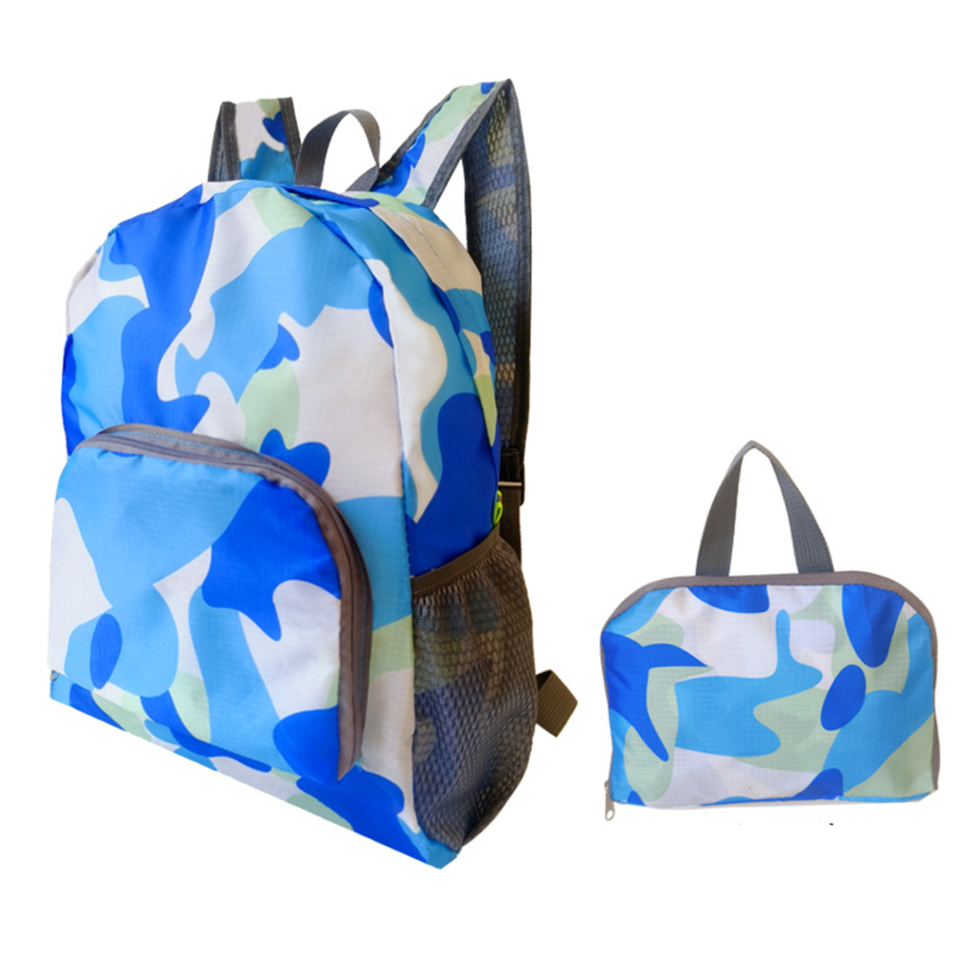 210D Ripstop Foldable Travel Backpack 12" Length x 6.5" Width x 16.5" Height 13