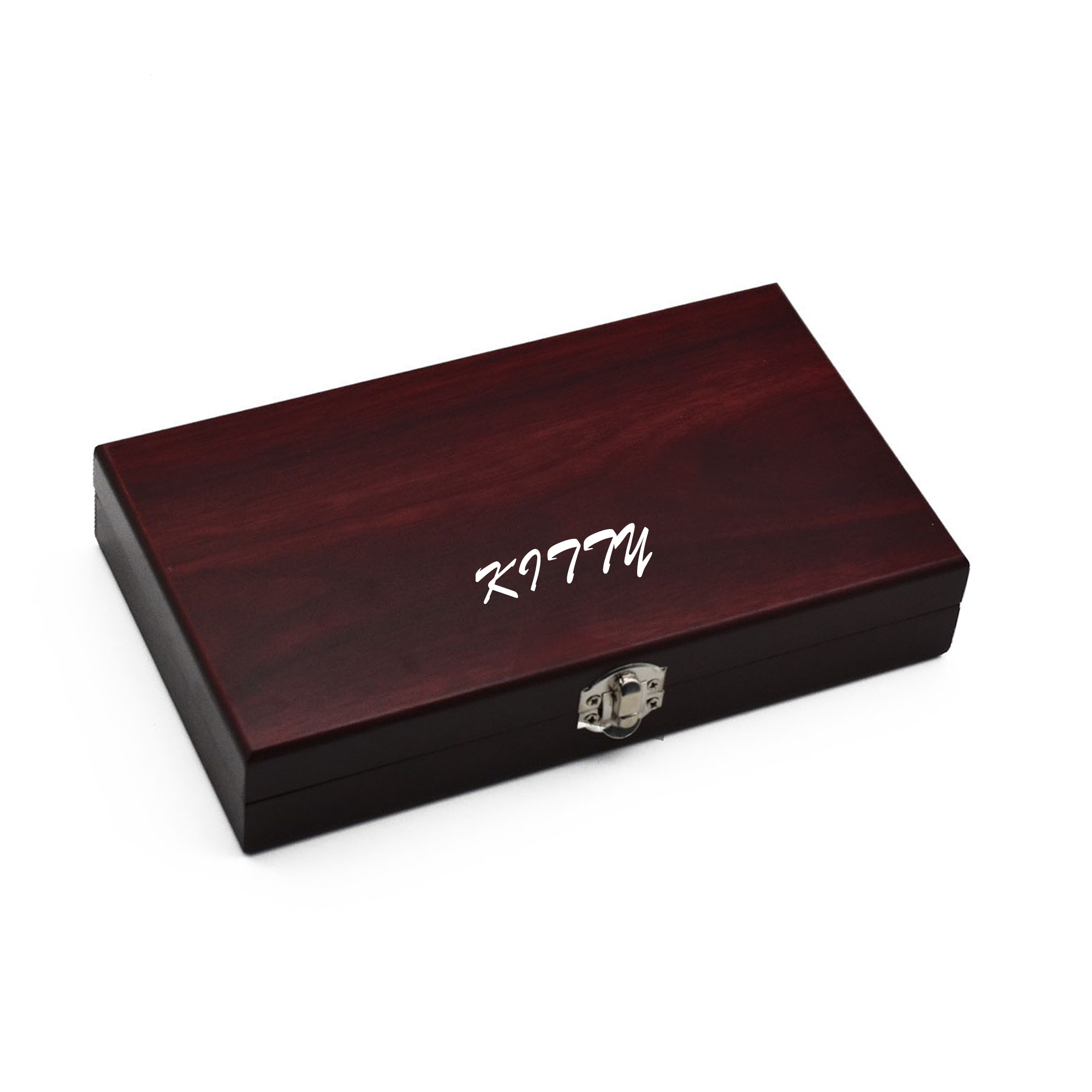 Rosewood Finish 5-Piece Wine Gift Set 3