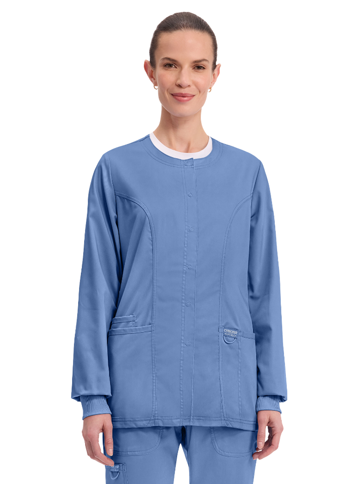 Cherokee - Workwear Revolution - Women's 3-Pocket Snap Front Jacket 40