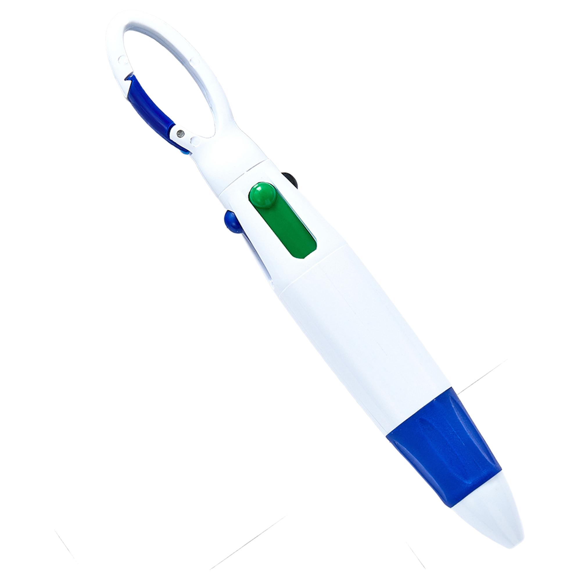 Multifunctional 4-in-1 Ballpoint Pen with Carabiner Clip 5