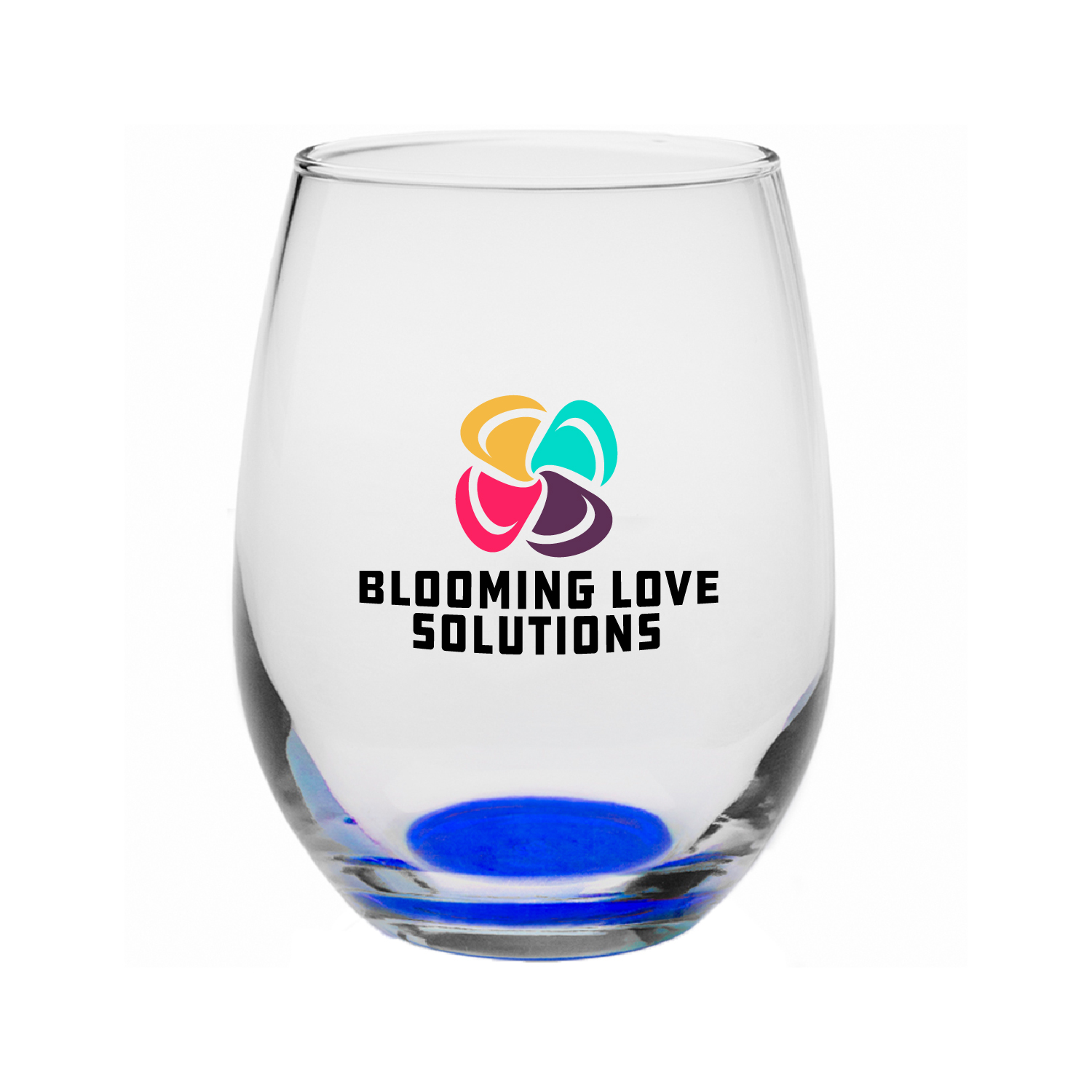 9 oz. Tulip Stemless Wine Glass (Full Color Imprint) 6