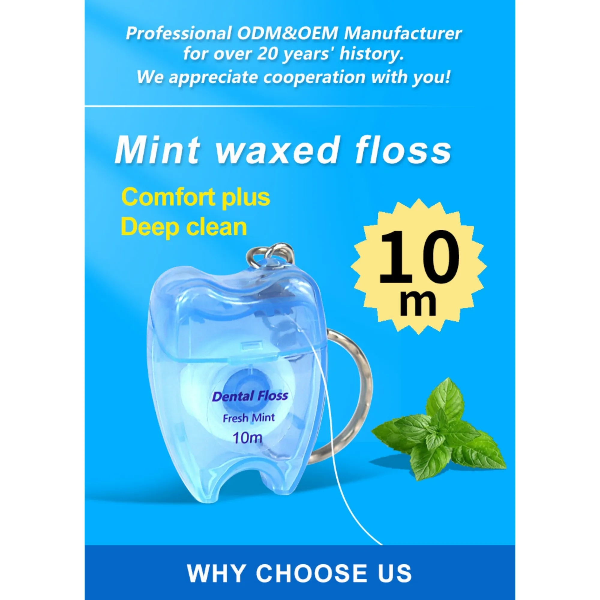 Tooth-Shaped Keychain Floss Container 9