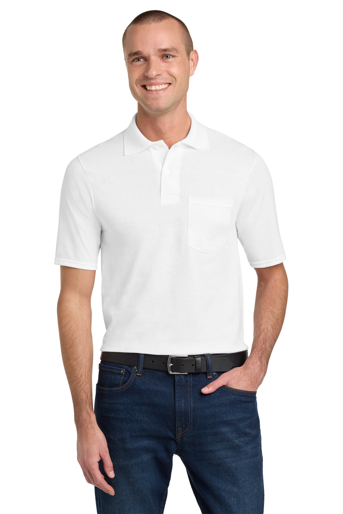 Jerzees Dri-Power Pocket Sport Shirt. 436MP 34