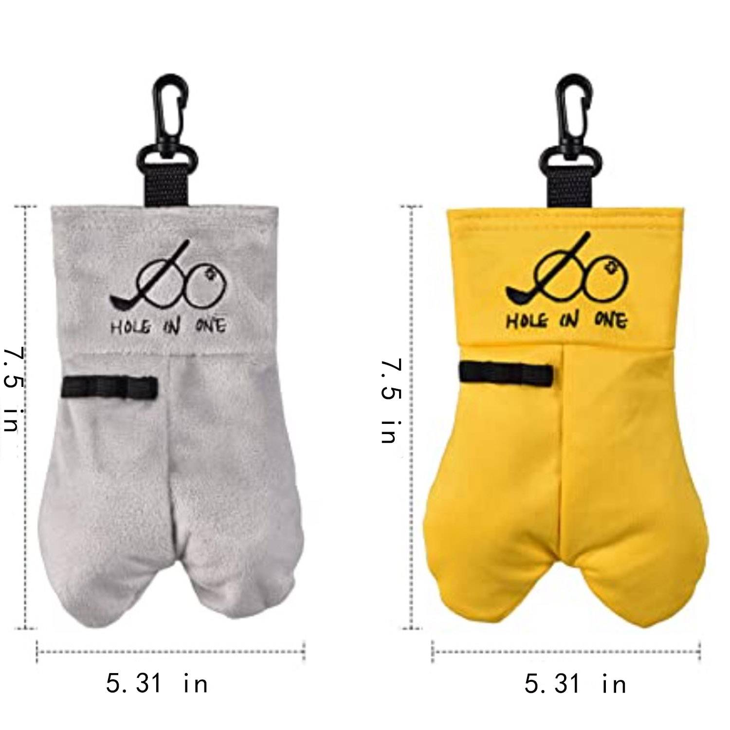 Mini Microfiber Golf Ball Pouch Bag 6