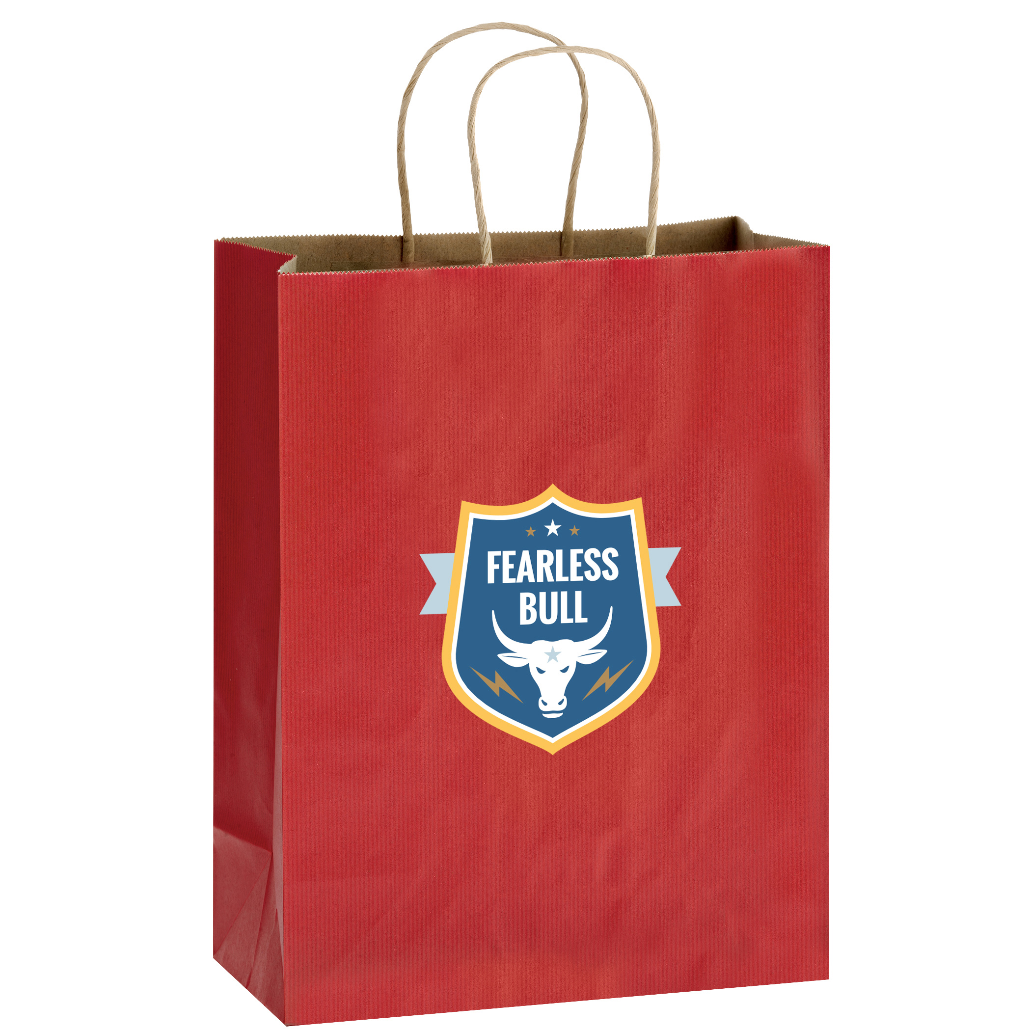 Matte Color Paper Shopper with Twisted Paper Handles 5