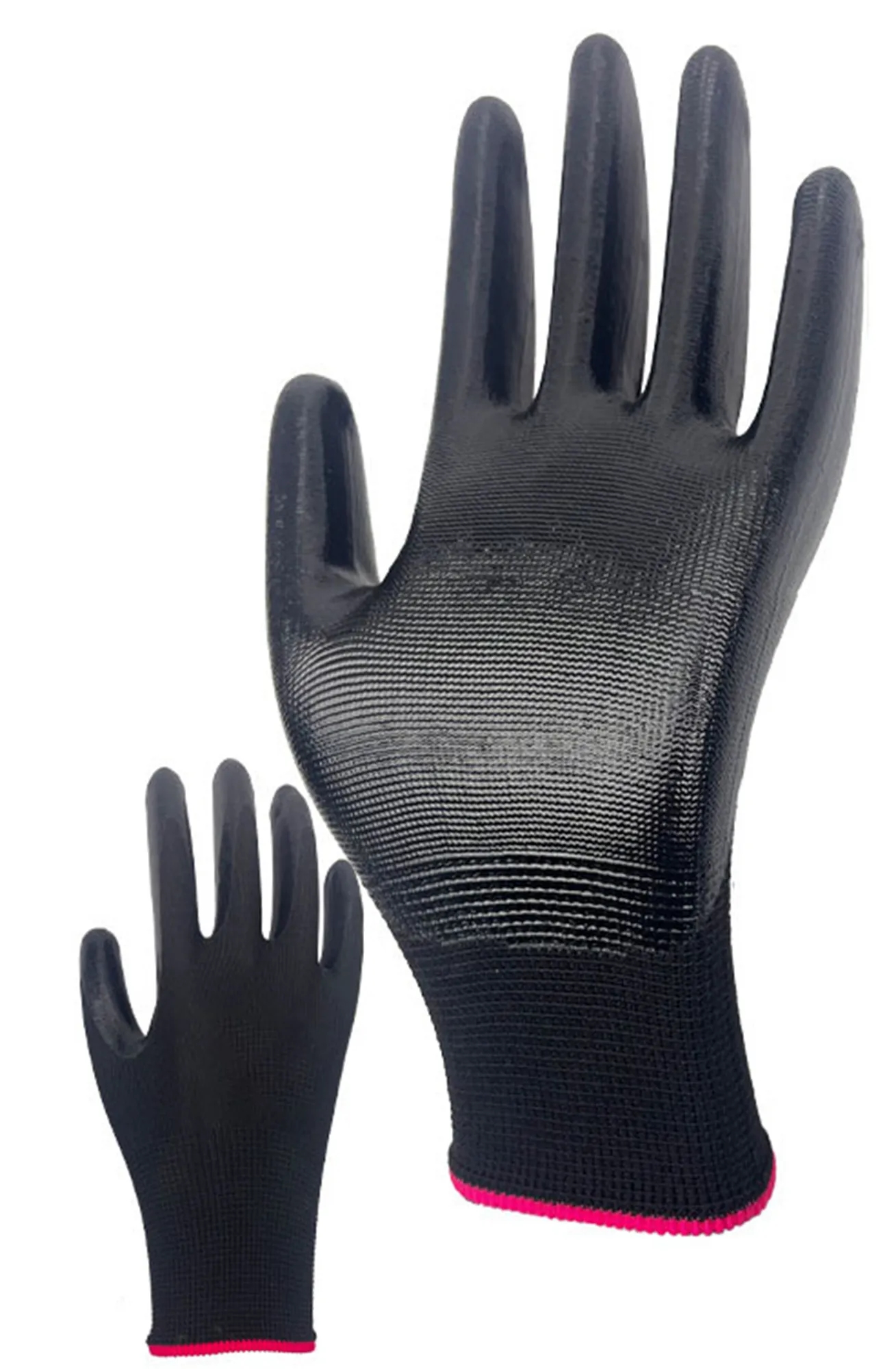 Rubber Coated Knit Nylon Working Gloves 6