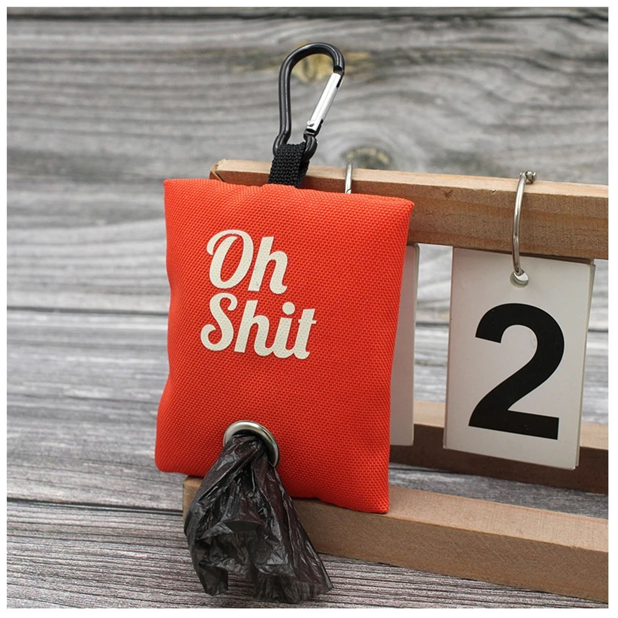 Cloth Humorous Waste Bag Holder With Convenient Design For Pet Owners 4