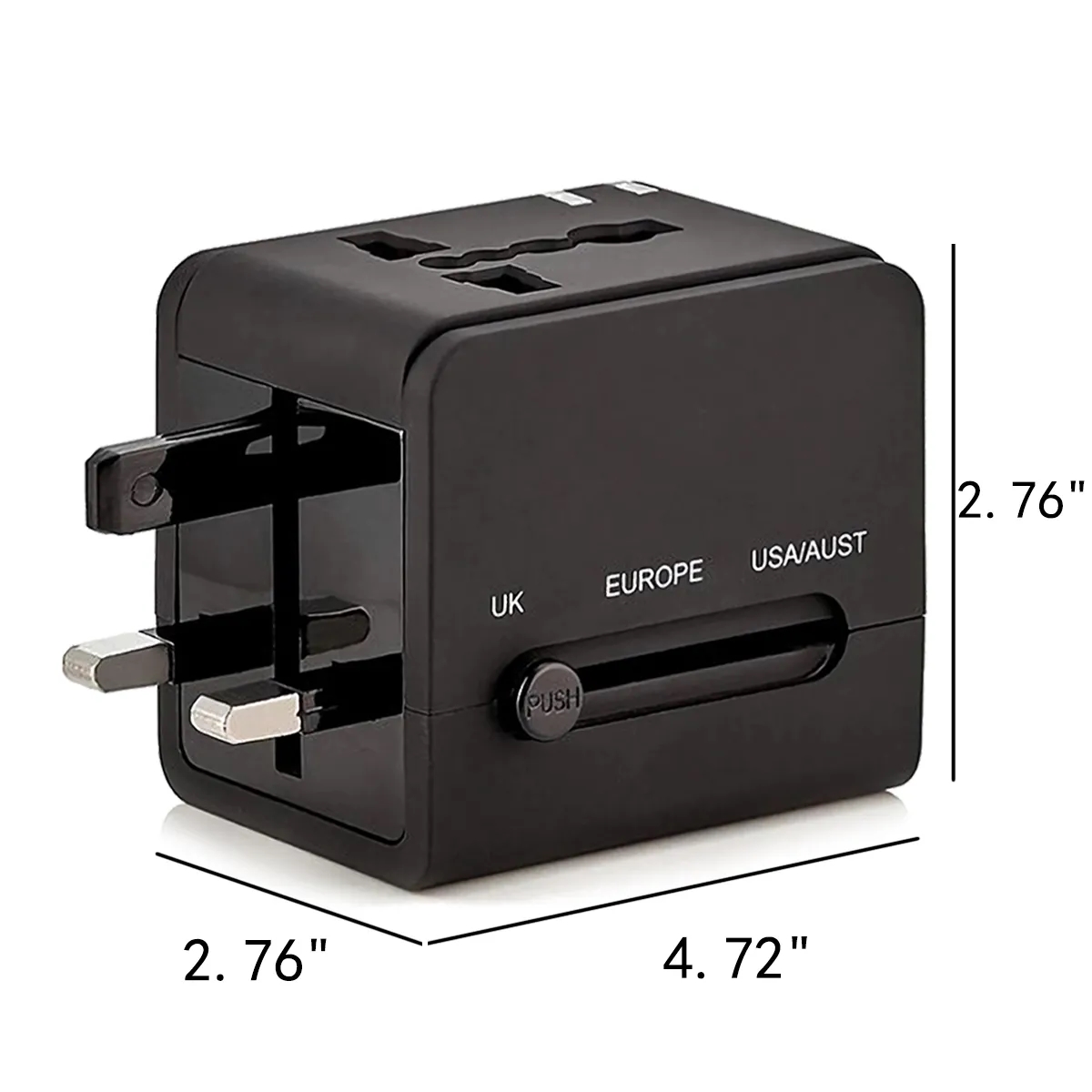 Compact Worldwide Universal Power Adapter Converter 2