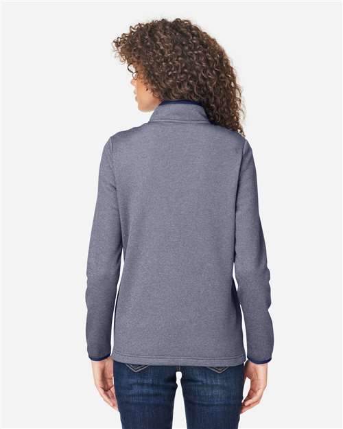 Women's Venture Heathered Stripe Quarter-Zip Pullover - CE73W 27