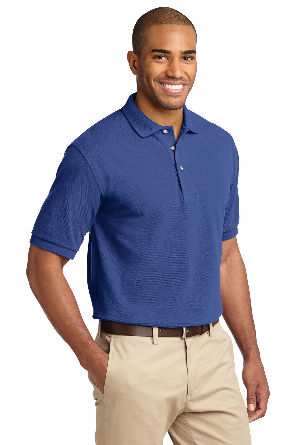 Port Authority Tall Heavyweight Cotton Pique Polo. TLK420 34