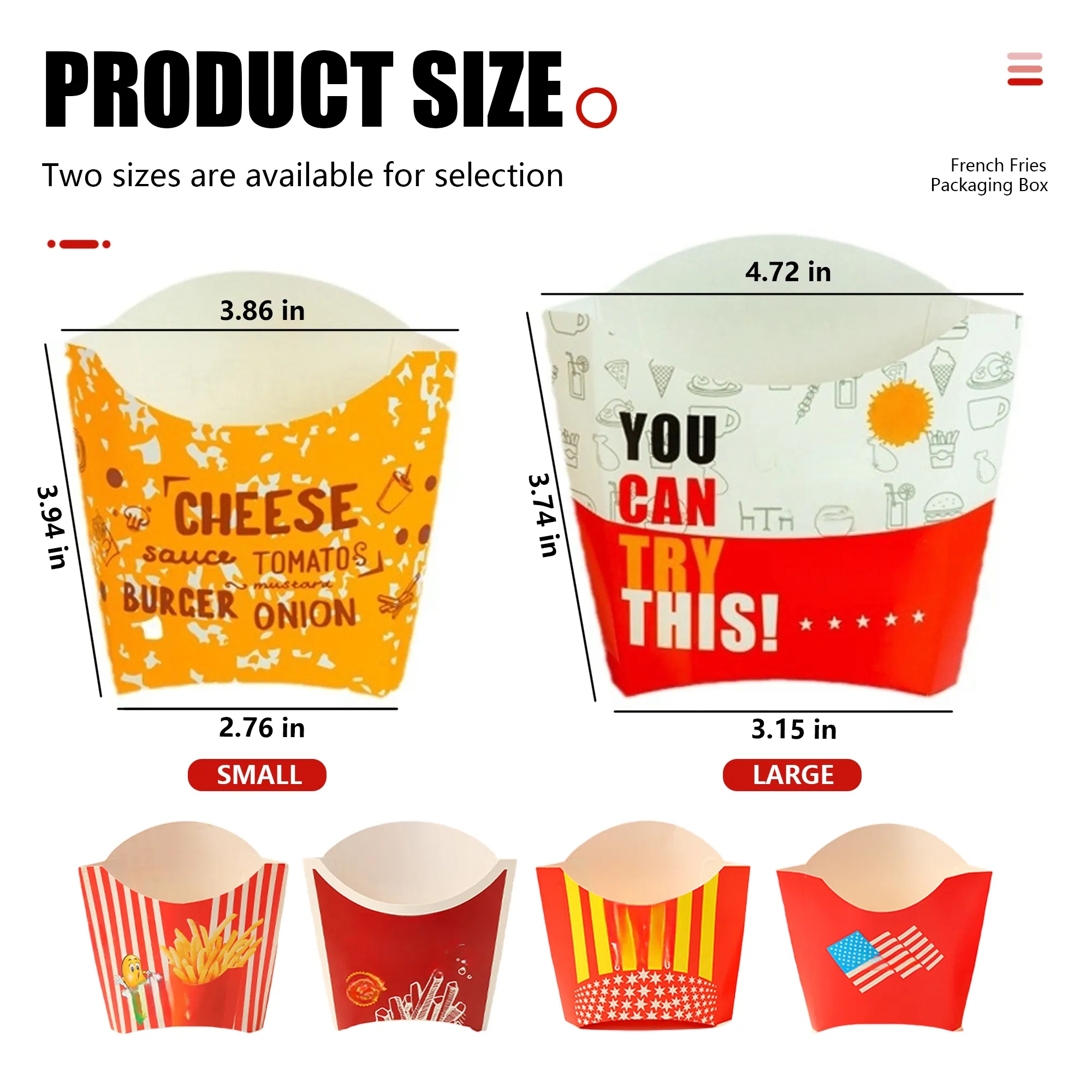 French Fry Box 3