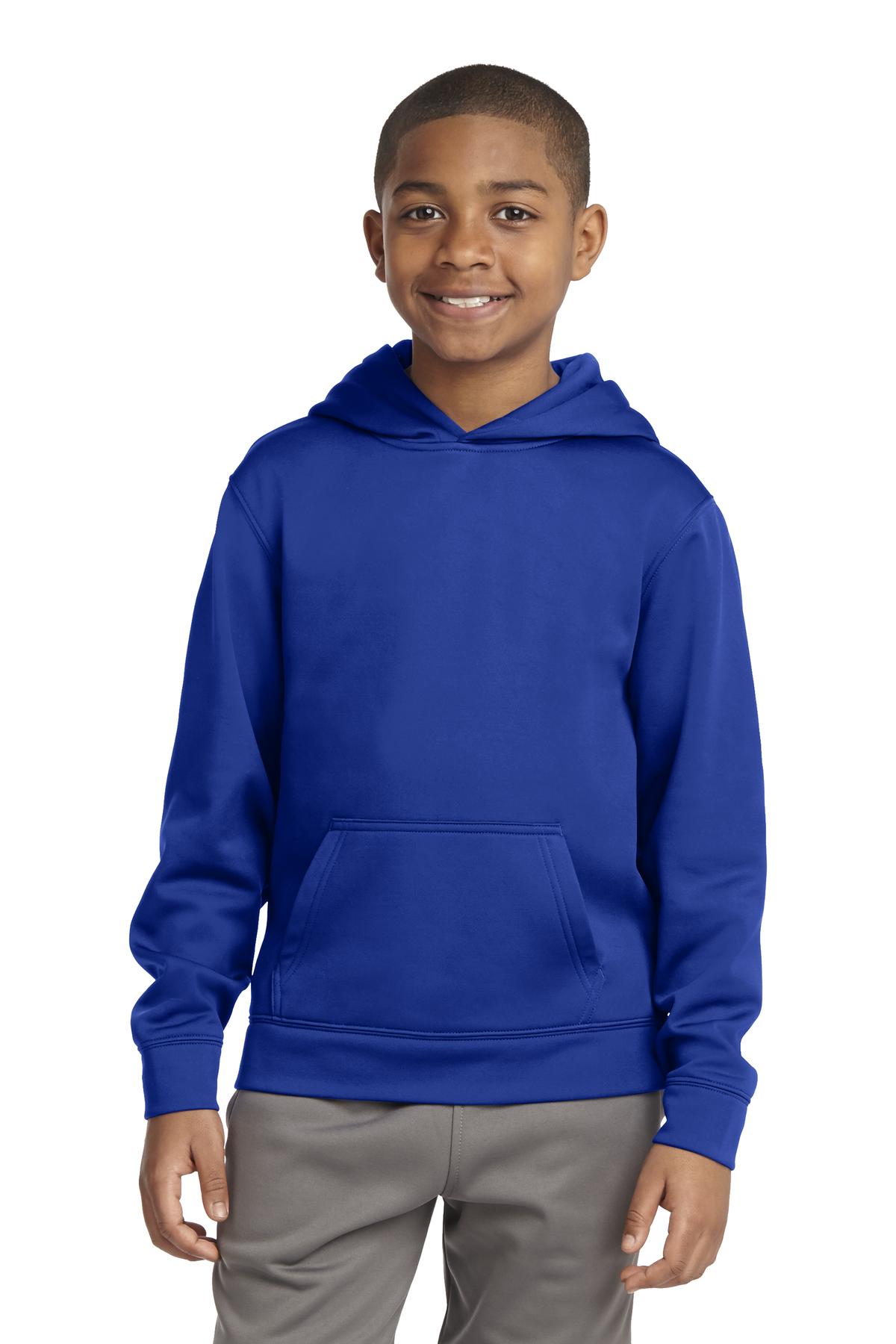 Sport-Tek® Youth Sport-Wick Fleece Hooded Pullover 7