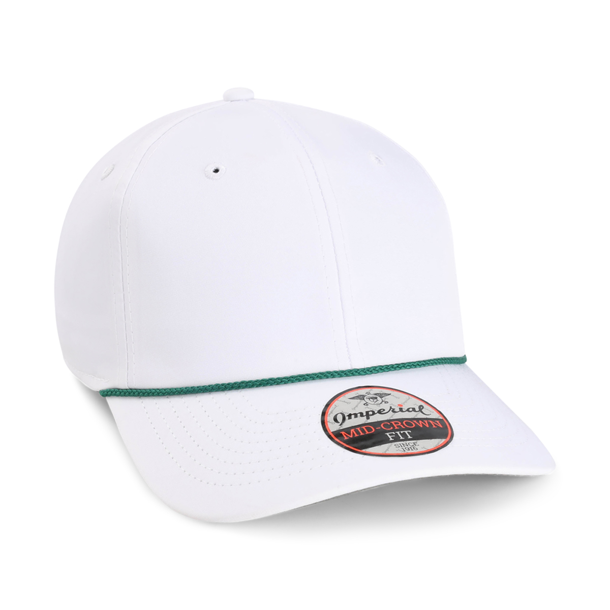 Imperial 7054 6-Panel Wingman Performance Rope Cap w/ Patches or Embroidery 14