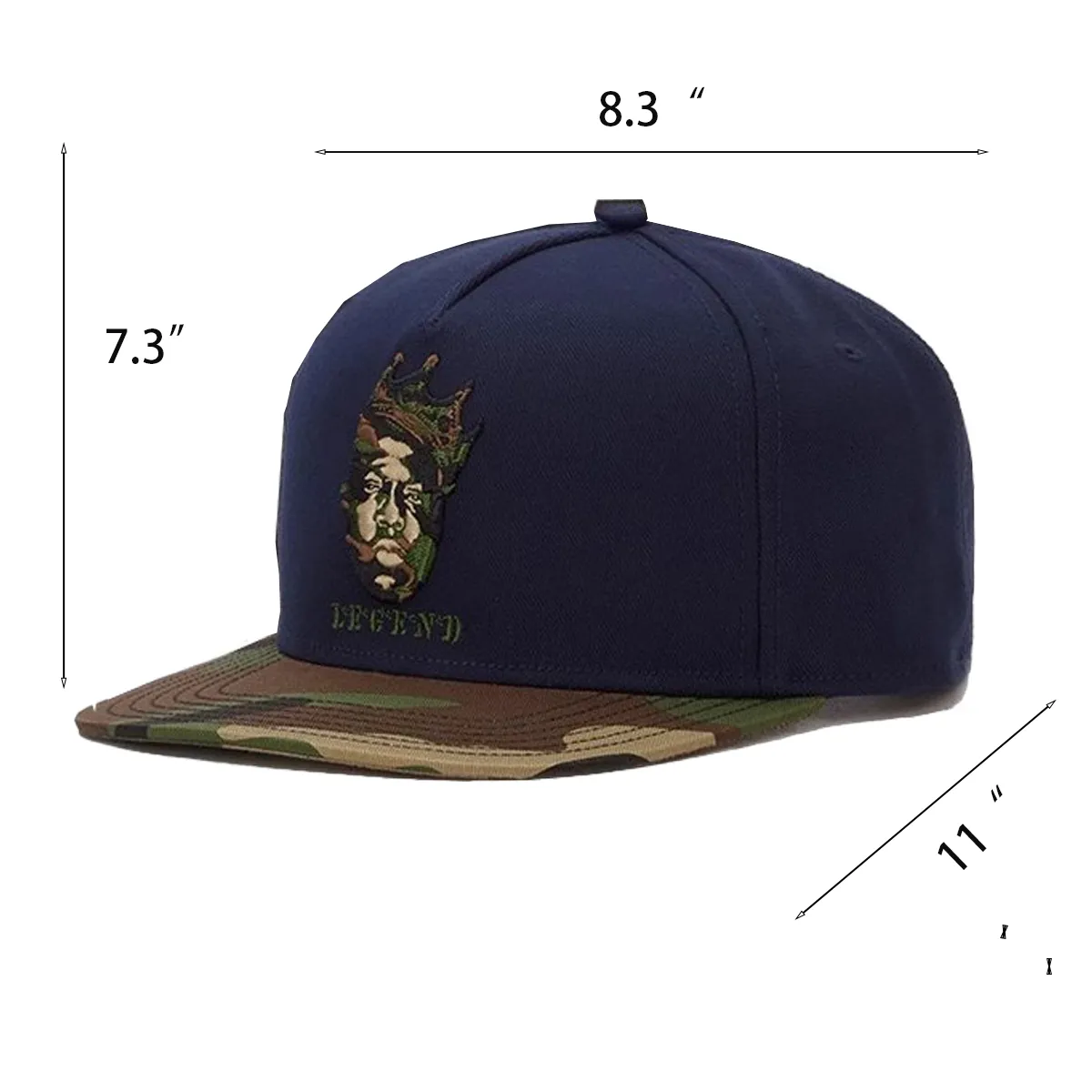 5 Pack Fashion Adjustable Comfortable Light Snapback Hat 3